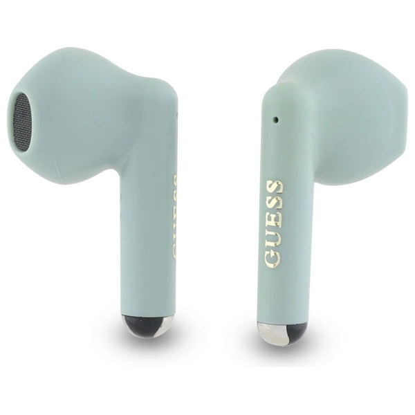 Guess Bluetooth headphones GUTWSJ14ESGN TWS + docking station green/green Printed Classic Logo