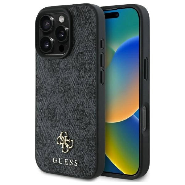 Guess 4G Small Classic MagSafe case for iPhone 16 Pro - black