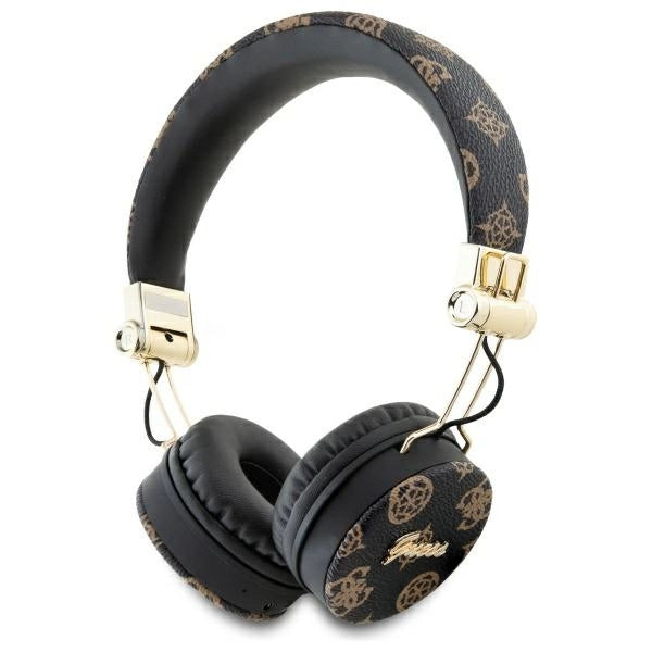 Guess Bluetooth ENC GUBH70EPOSMK on-ear headphones black/black Peony Script Round Shape