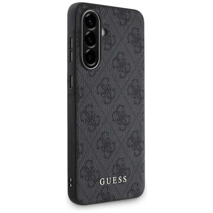 Guess 4G Metal Gold Logo Case for Samsung Galaxy A36 - Black