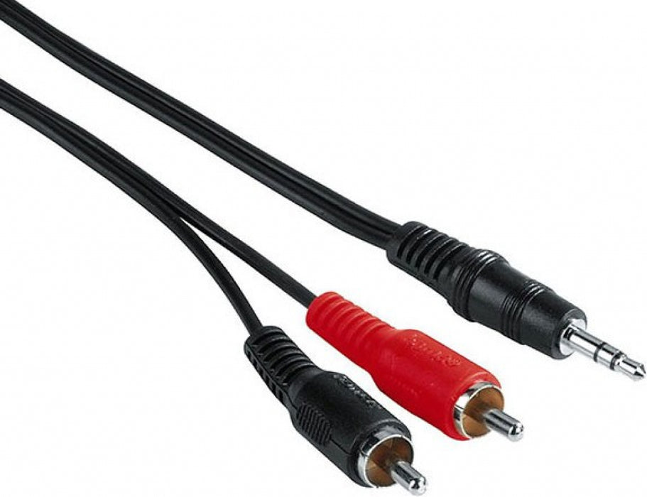 Cable HAMA 122297/43343 3.5mm stereo jack - 2 RCA, 5m