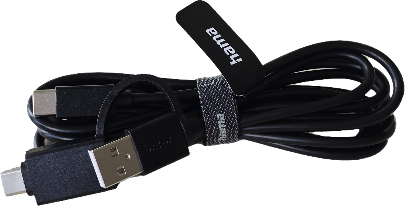 HAMA Wired keyboard and mouse set CKM-200, USB-A, USB-C