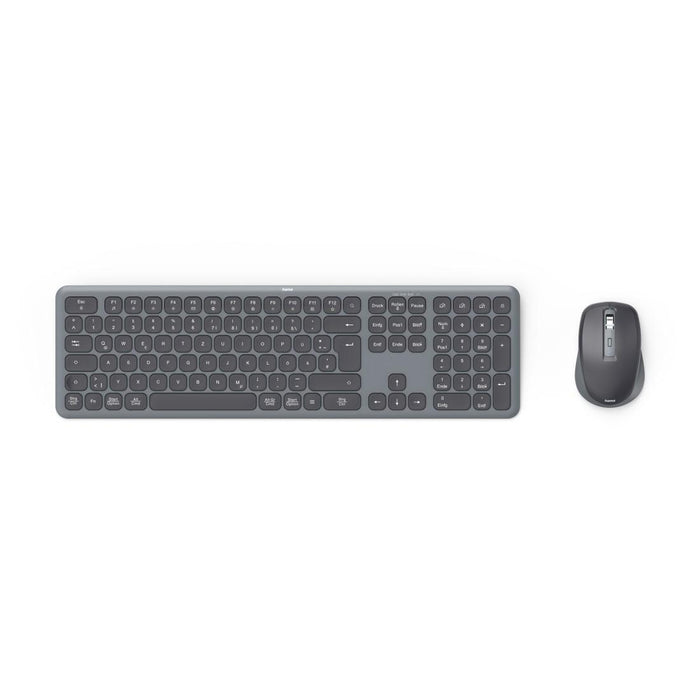 HAMA Wireless keyboard and mouse set WKM-550, black, AI button