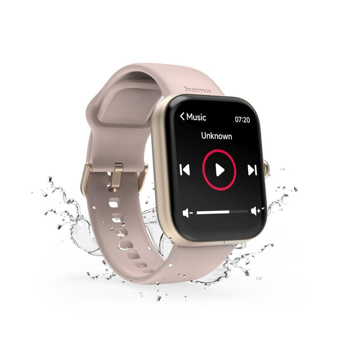 HAMA Smart Watch "5000", Phone Function, Sleep Analysis, Waterproof, 1.65", 178615