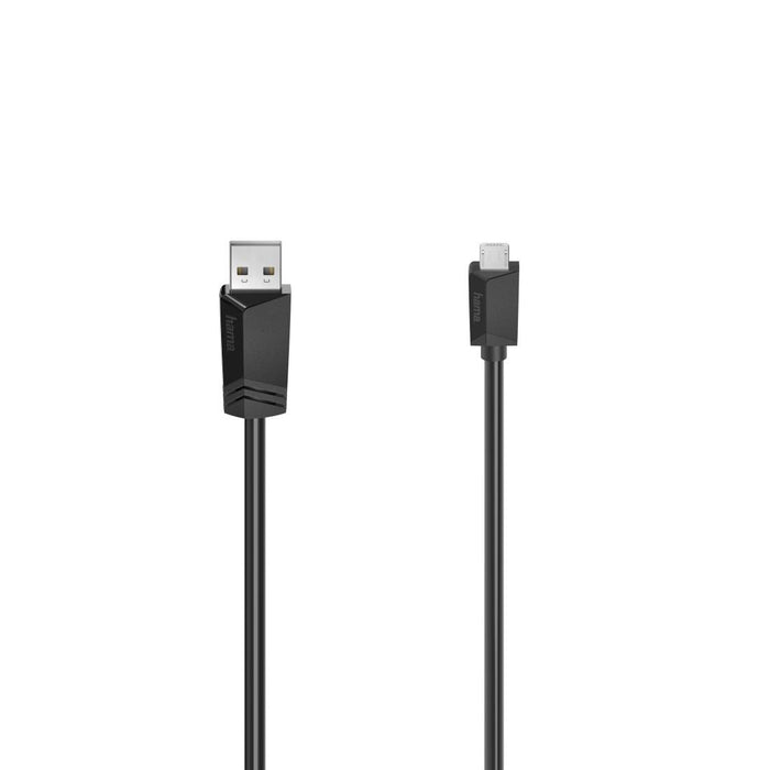 Cable HAMA, USB 2.0 - micro USB, 1.5 m., Black, shielded