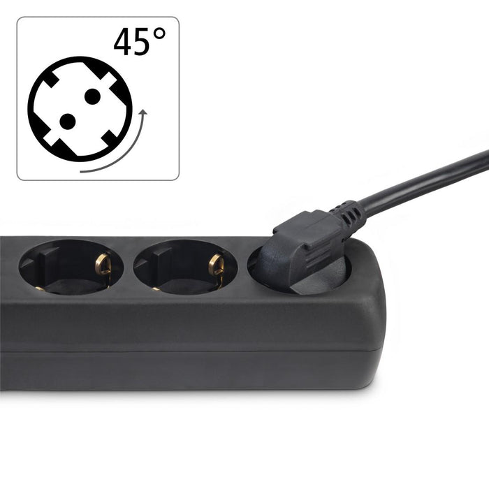 HAMA 3-socket power strip, 30392