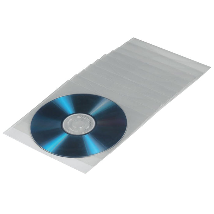 HAMA Protective envelopes for CD/DVD, 50 pcs., transparent