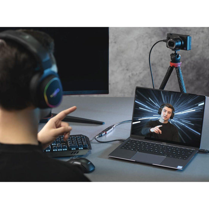 Video Recording stick HAMA 74257, HDMI female - USB male, 4K, Black