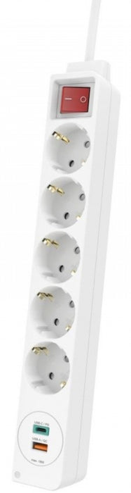 Splitter HAMA-133758 USB-C/USB-A, 5 sockets, 1.4m