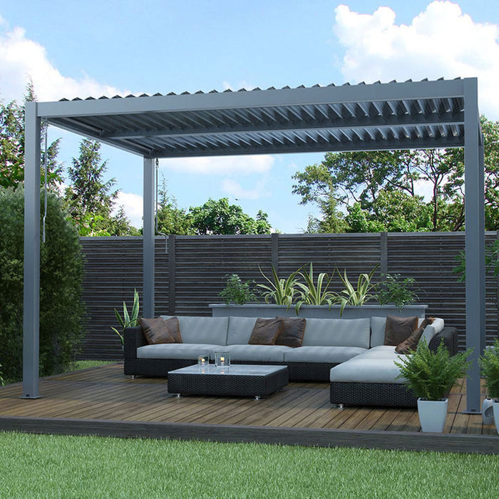 GARDEN PERGOLA 300X300CM WITH ADJUSTABLE Slats HD HD-9334
