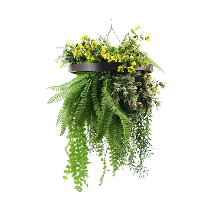 DECORATIVE LANDSCAPING HANGING RING F40CM FERN HD HD-10456