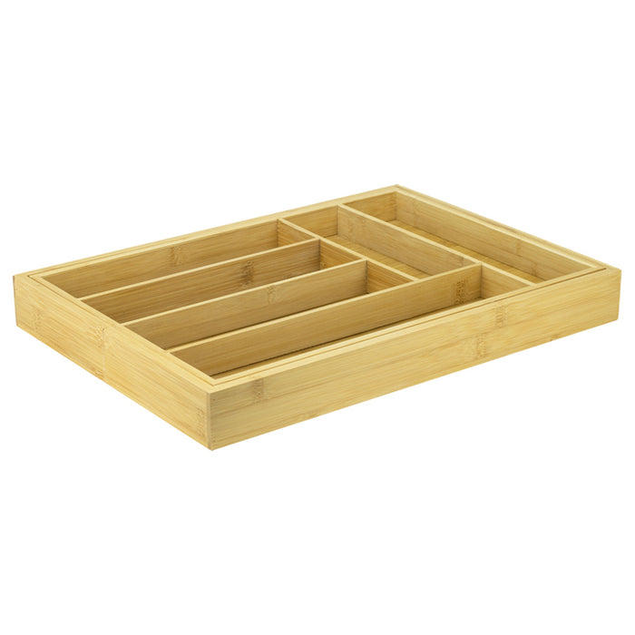 UTENSIL ORGANIZER BAMBOO 32-46X45CM HORECANO
