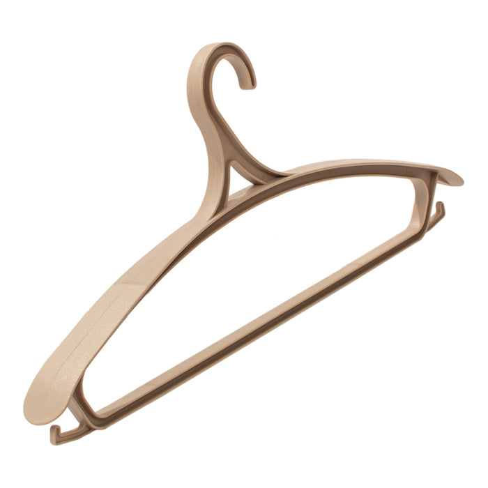 CLOTHES HANGER 3PCS WIDE SHOULDER PVC HORECANO