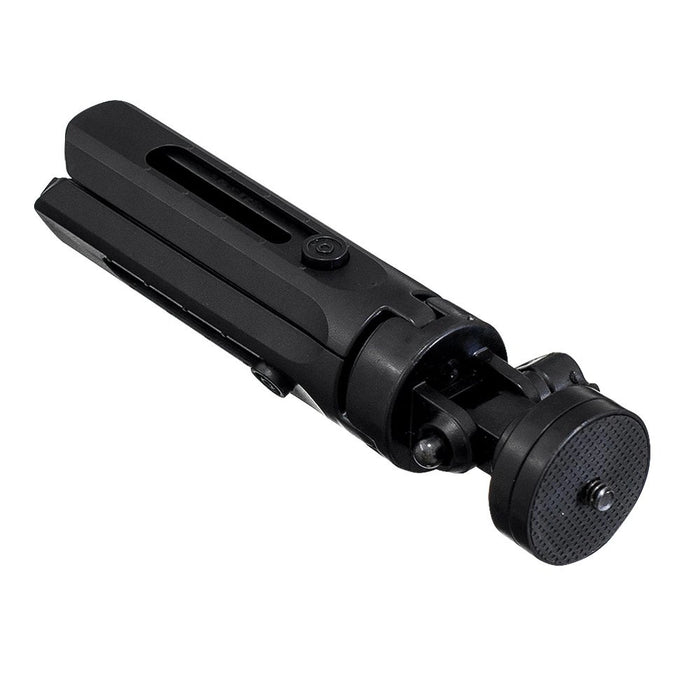 Mini tripod selfie stick holder for phone camera GoPro 16 - 21 cm black