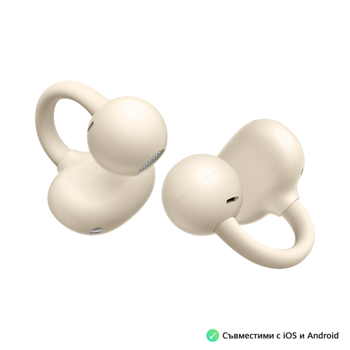 Huawei FreeClip Dove-T00 Beige, Bluetooth 5.3, 20Hz - 20 KHz, 55mAh