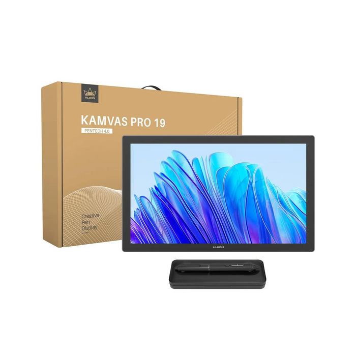 HUION Kamvas Pro 19 Graphics Tablet, USB-C, Dark Grey