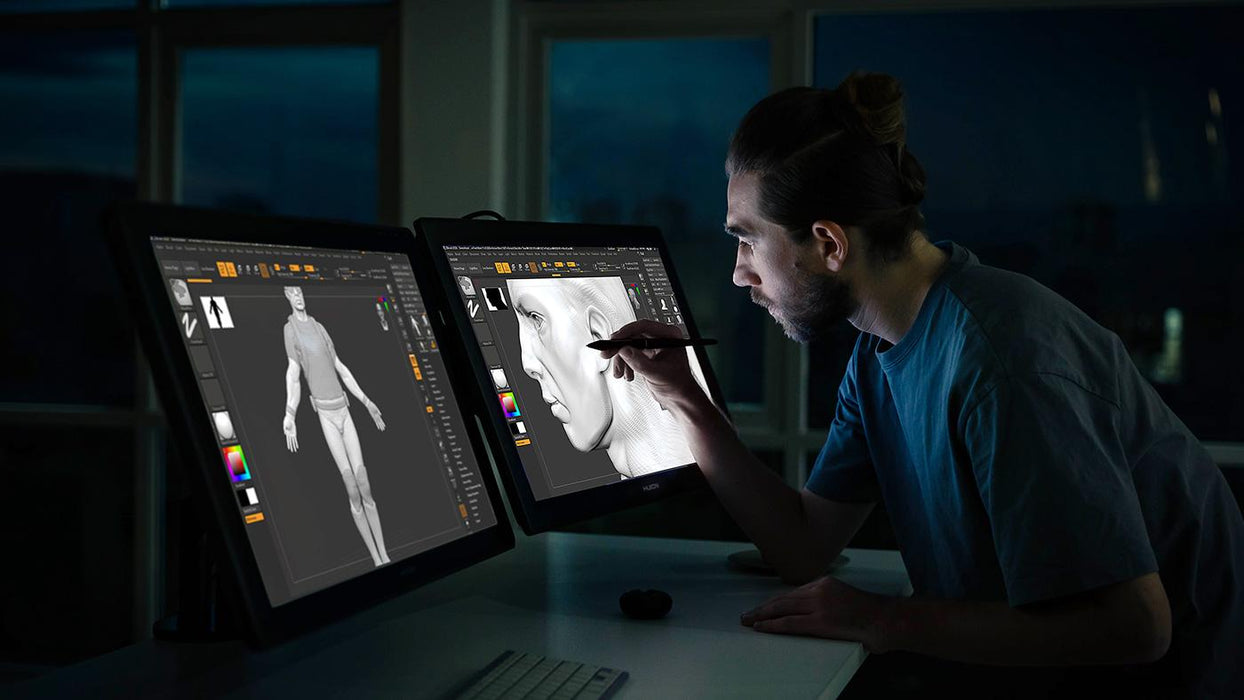 Graphic display tablet HUION Kamvas Pro 24 GT2401, Black