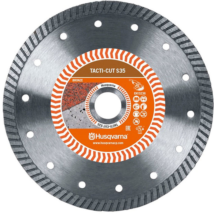 DIAMOND DRY CUTTING DISC HUSQVARNA TACTI-CUT S35 125x22.23