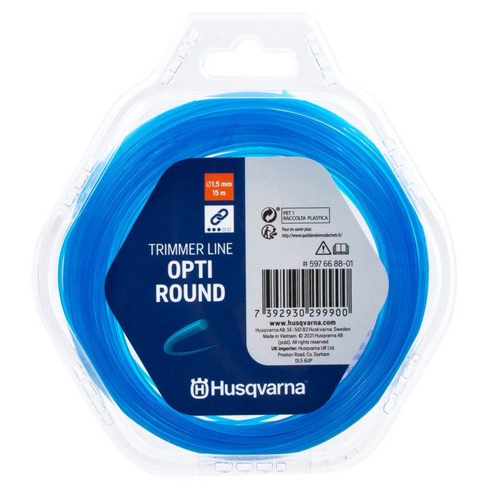 CORD FOR MOWING 1.5 MM X 15 M HUSQVARNA OPTI ROUND
