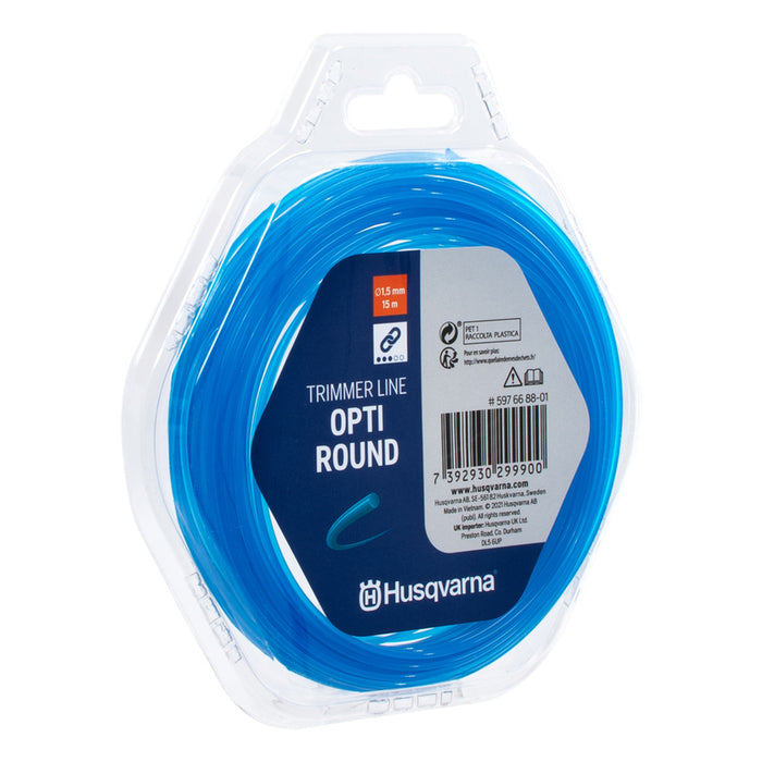 CORD FOR MOWING 1.5 MM X 15 M HUSQVARNA OPTI ROUND