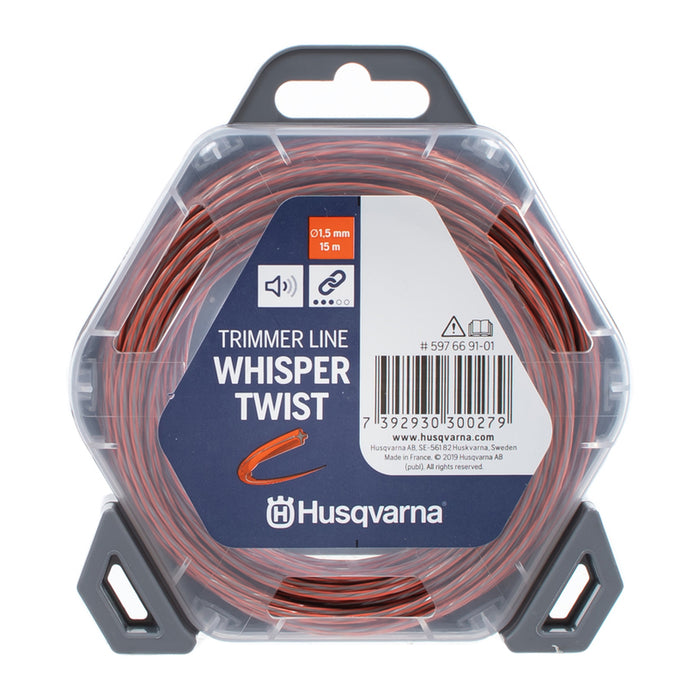 MOWING CORD 1.5 MM X 15 M HUSQVARNA WHISPER TWIST