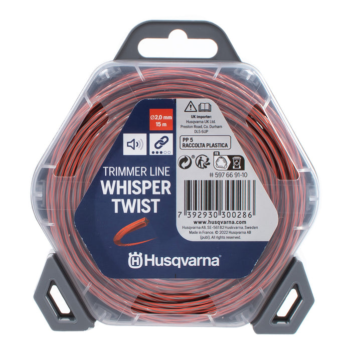 MOWING CORD 2.0 MM X 15 M HUSQVARNA WHISPER TWIST