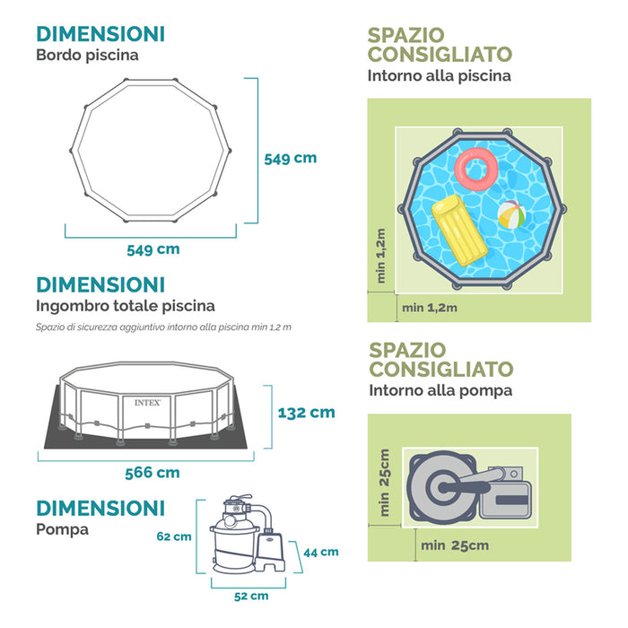 POOL F549X132CM INTEX 26330NP