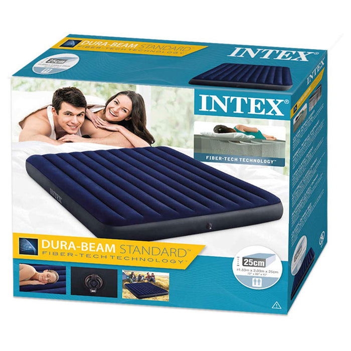 INFLATABLE MATTRESS 183X203X25CM INTEX 64755