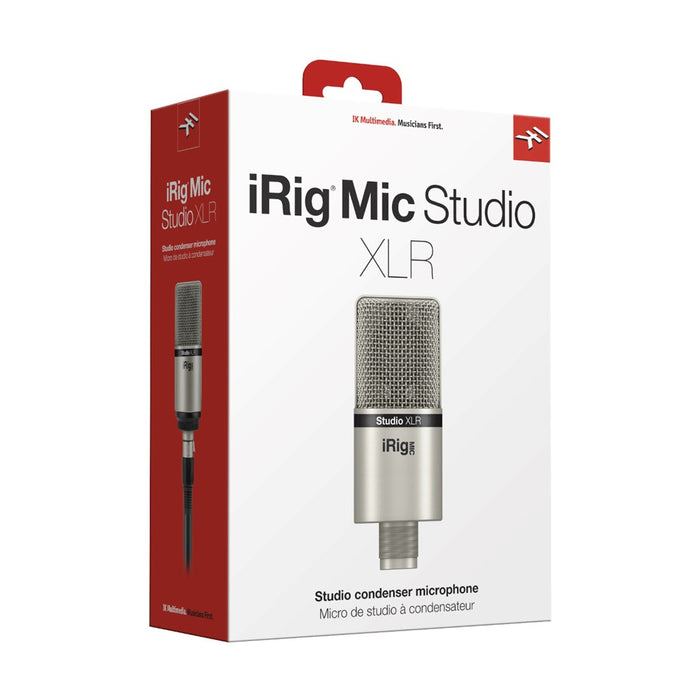 Microphone IK Multimedia IP-IRIG-MICSTDXLR-IN Silver