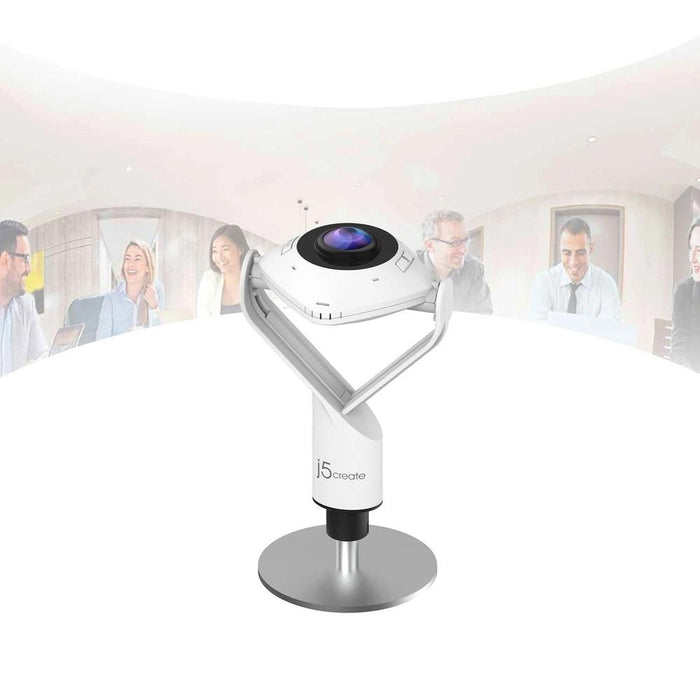 Webcam j5create JVCU360 All Around UltraHD, 1080p, microphone, USB, 360°