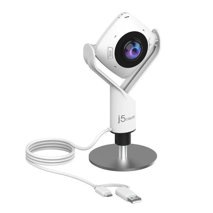 Webcam j5create JVCU360 All Around UltraHD, 1080p, microphone, USB, 360°