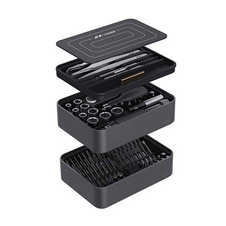 Screwdrivers, Tweezers, Ratchet Wrench, Set of 100 pcs, JIMI Home FM-3,