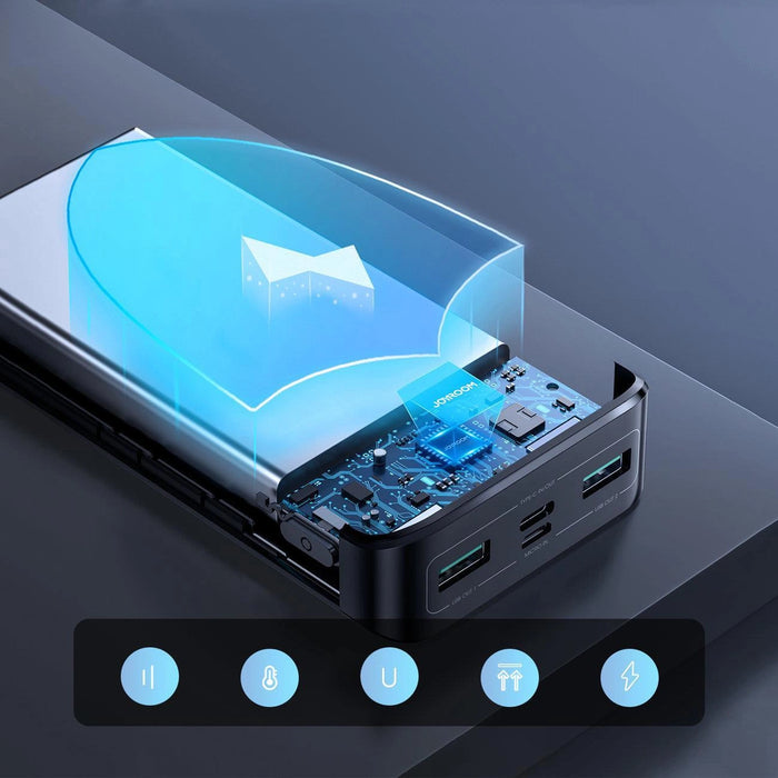 Joyroom powerbank 20000mAh 22.5W PD QC3.0 AFC black (JR-QP192)