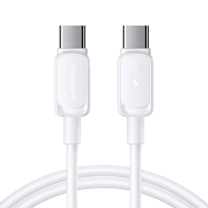Joyroom Multi-Color Series A14 USB-C / USB-C 100W Cable 1.2m - White