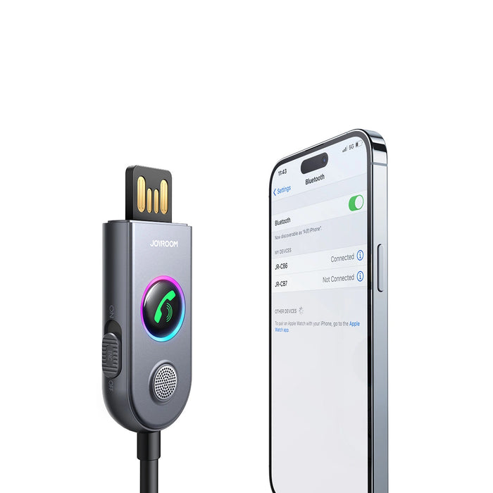 Joyroom JR-CB6 wireless car receiver - gray