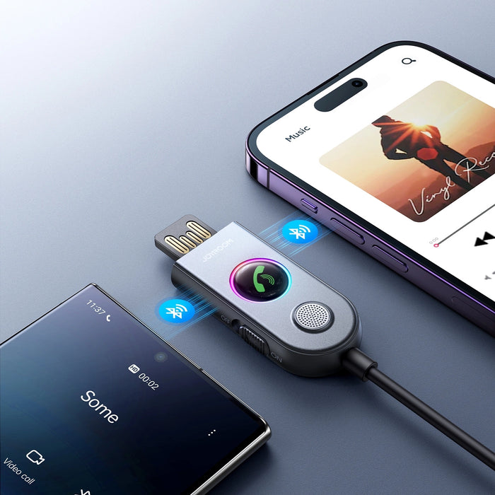 Joyroom JR-CB6 wireless car receiver - gray