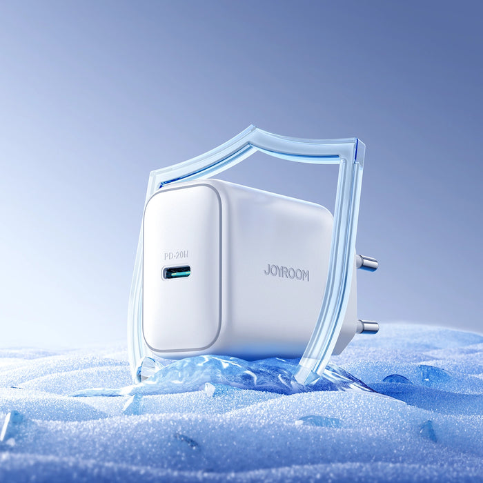 Joyroom JR-TCF20 network charger with C-Lightning 20W 1m cable (white)