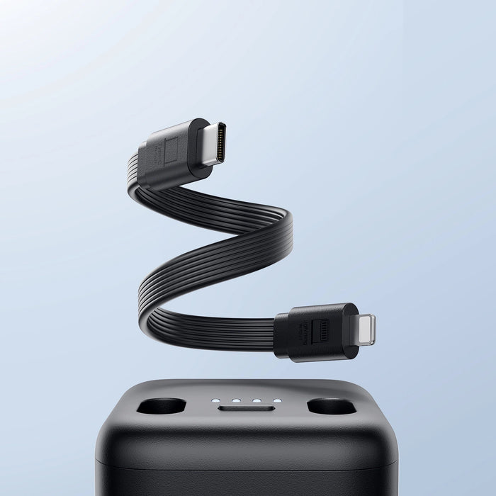 Joyroom JR-W13 5000mAh Wireless Power Bank for Apple Watch + USB-C and Lightning – Black