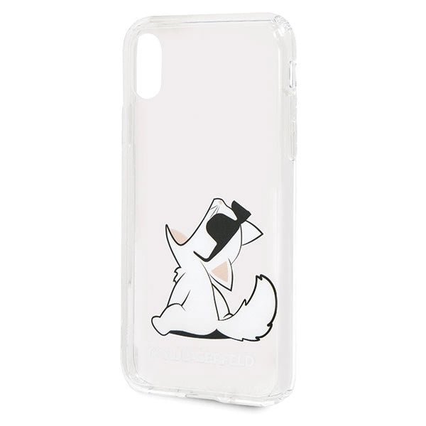 Karl Lagerfeld Choupette Fun iPhone X/Xs Case - Transparent