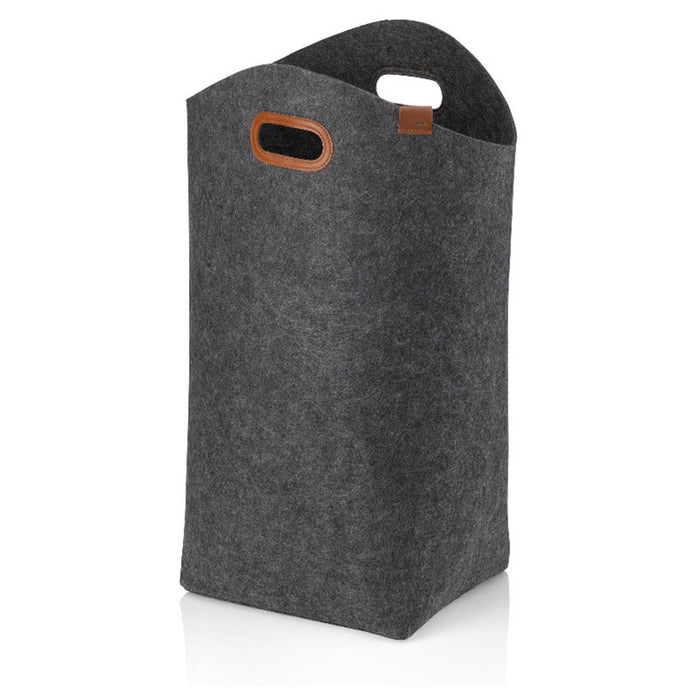 FAY DARK GRAY LAUNDRY BASKET KELA