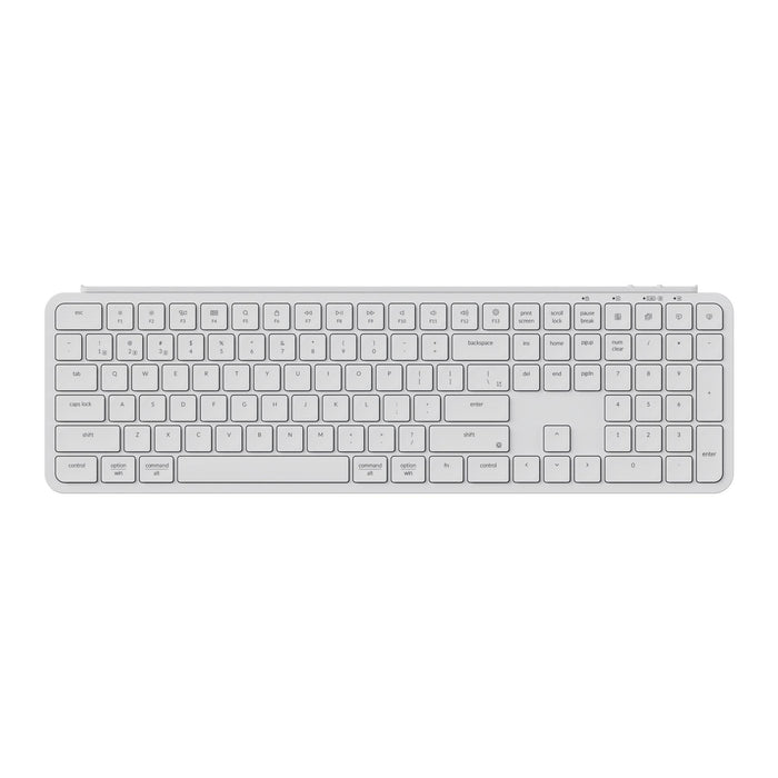 Keychron B6 Pro Ultra-Slim Wireless Keyboard - Ivory White