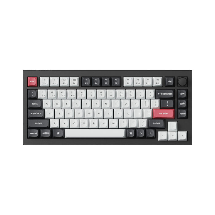 Mechanical keyboard Keychron Q1 HE QMK 75% Carbon Black - Wireless