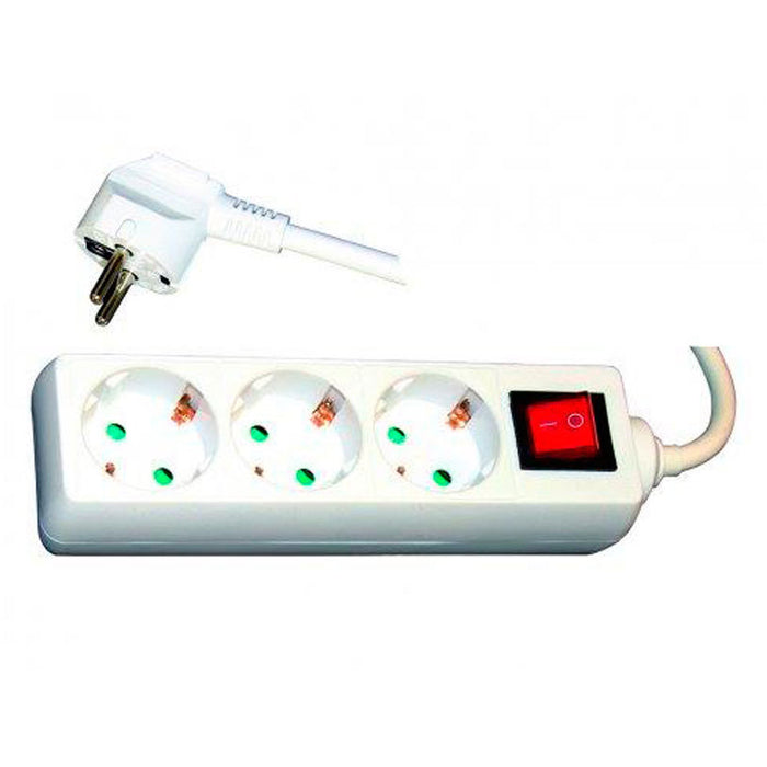 THREE-SOCKET DISCONNECTOR WITH CABLE KONEKTO 3 SOCKETS WITH KEY 1.5M DET.PROT.