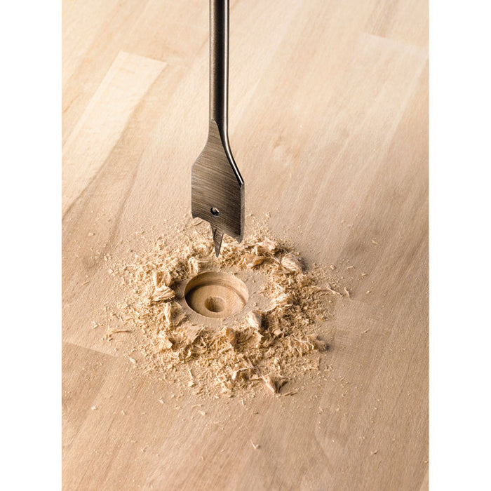 SET OF FLAT DRILL BITS FOR WOOD KWB 6 PIECES