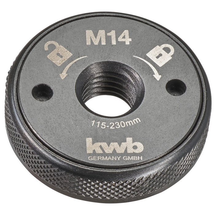 QUICK TIGHTENING NUT FOR ANGLE SLIDE 115-230MM KWB