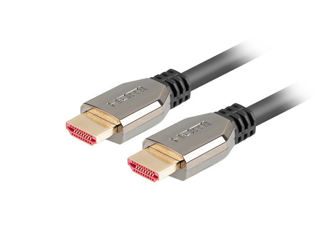 Lanberg HDMI M/M V2.1 8K 60Hz cable 0.5m, black