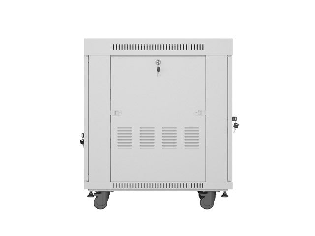Lanberg rack cabinet 19" free-standing 15U/600x800 (flat pack) with glass door lcd grey v2