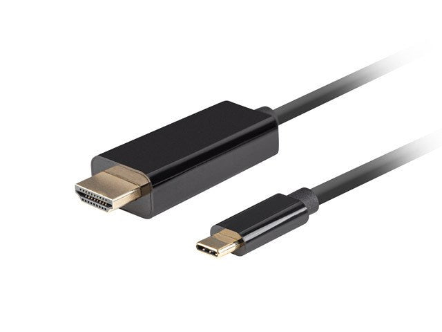 LANBERG CABLE USB-C(M)->HDMI(M) 1M 4K 60HZ BLACK