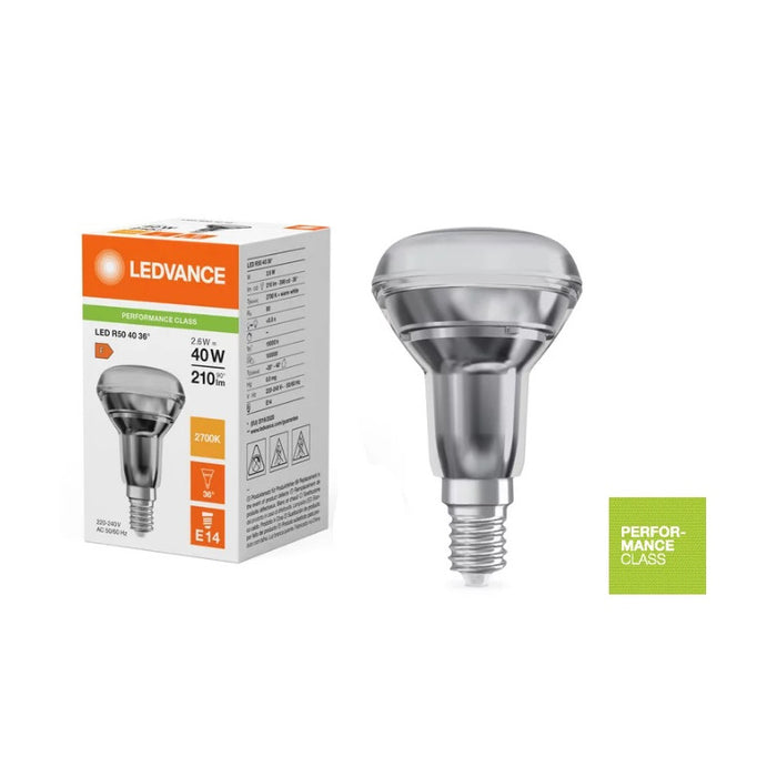 LED LAMP R50 P 2.6W 827 E14 LEDVANCE
