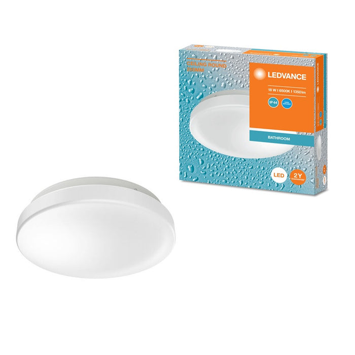 LED LAMP CEILING ROUND 255 18W 865 IP44 LEDVANCE